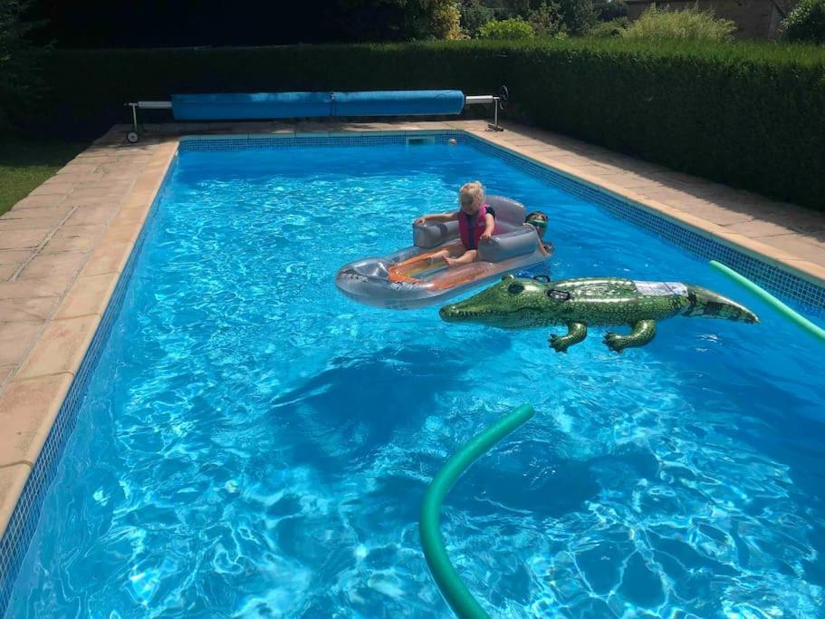 Jasmin Cottage With Seasonal Swimming Pool Le Mesnil-Gilbert Exterior foto