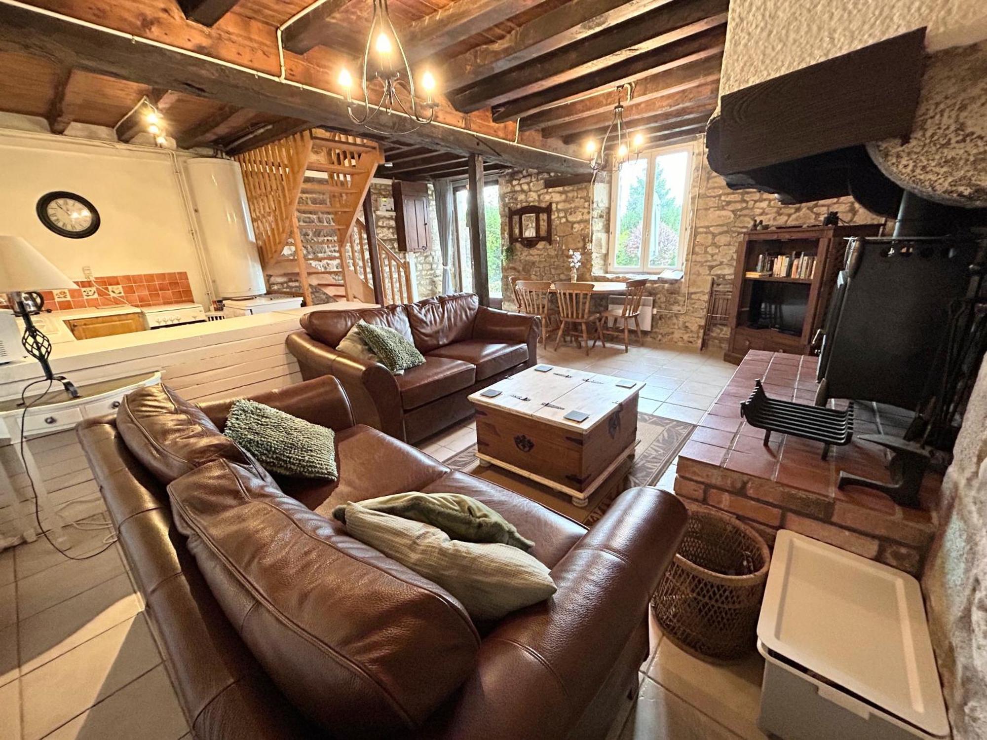 Jasmin Cottage With Seasonal Swimming Pool Le Mesnil-Gilbert Exterior foto
